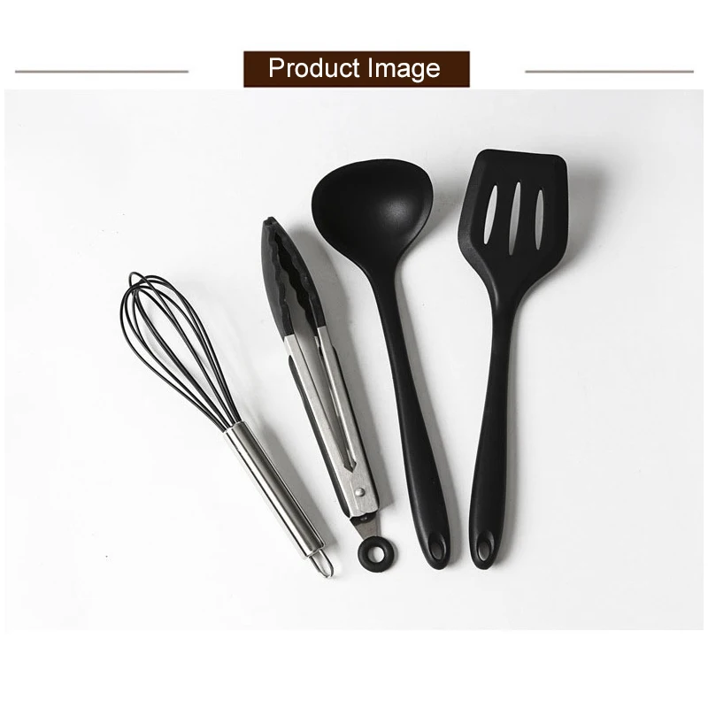 10 шт. силиконовые кухонные принадлежности набор кухонных принадлежностей