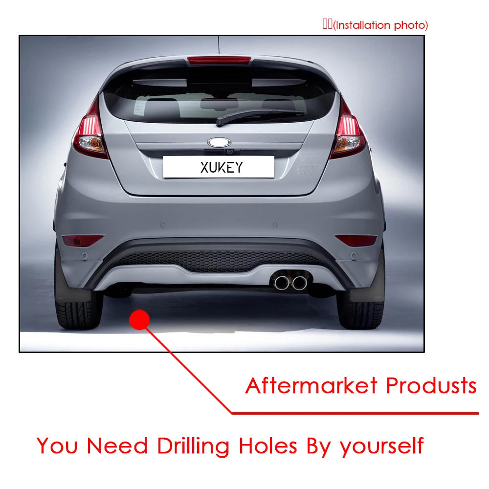 Брызговики для ралли брызговики Ford Fiesta ST ST150 ST180 ST200 LINE 500 ST500 Qty4 Zetec S Ghia XR4