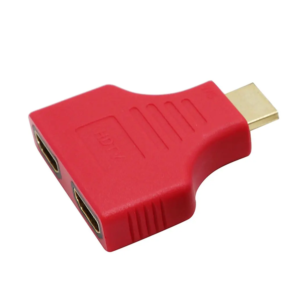 1080P HDMI совместимые порты штекер 2 гнезда 1 в Выход разделитель адаптер конвертер