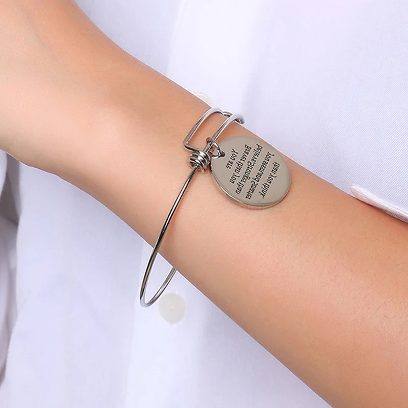 Регулируемый браслет из нержавеющей стали для женщин | Украшения и аксессуары