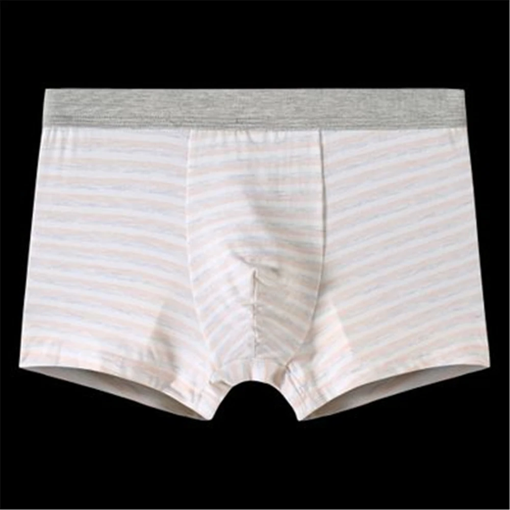 Мужское нижнее белье со средней талией дышащие u выпуклые трусы боксеры с принтом