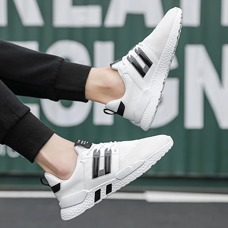 Мужские спортивные кроссовки дышащие мужские для бега легкие удобные