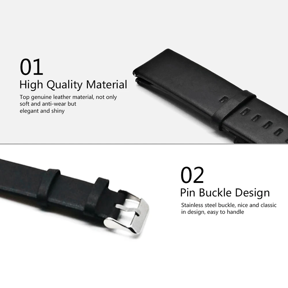 Кожаный ремешок для часов Hangrui 22 мм Xiaomi AMAZFIT Pace Stratos 2 универсальный браслет HuaMi Amazfit