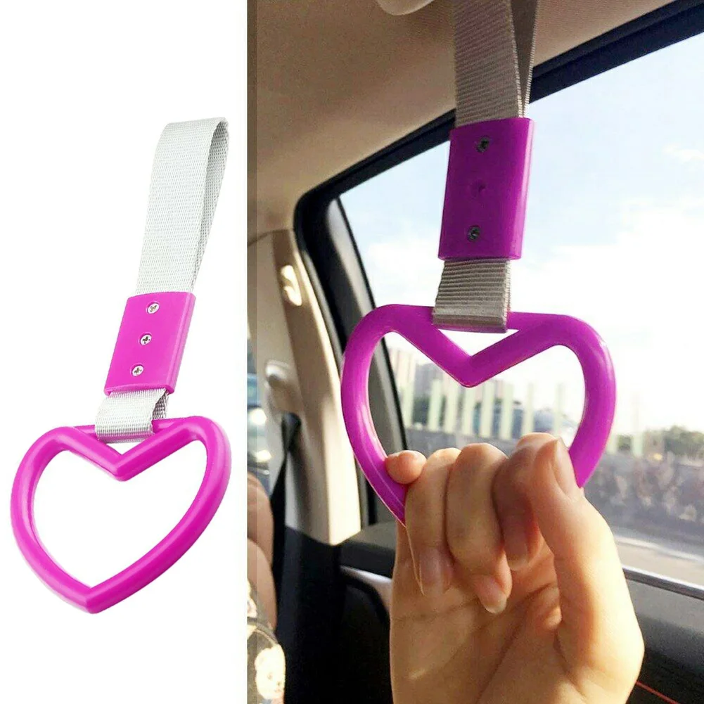 Универсальное кольцо Tsurikawa в форме сердца JDM ручка для поезда автобуса ручной