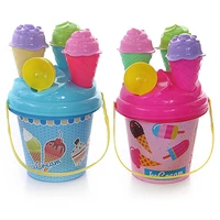 8pcs children outdoor beach ice cream et model play sand sandpit summer beach play toys abs envmental protect material