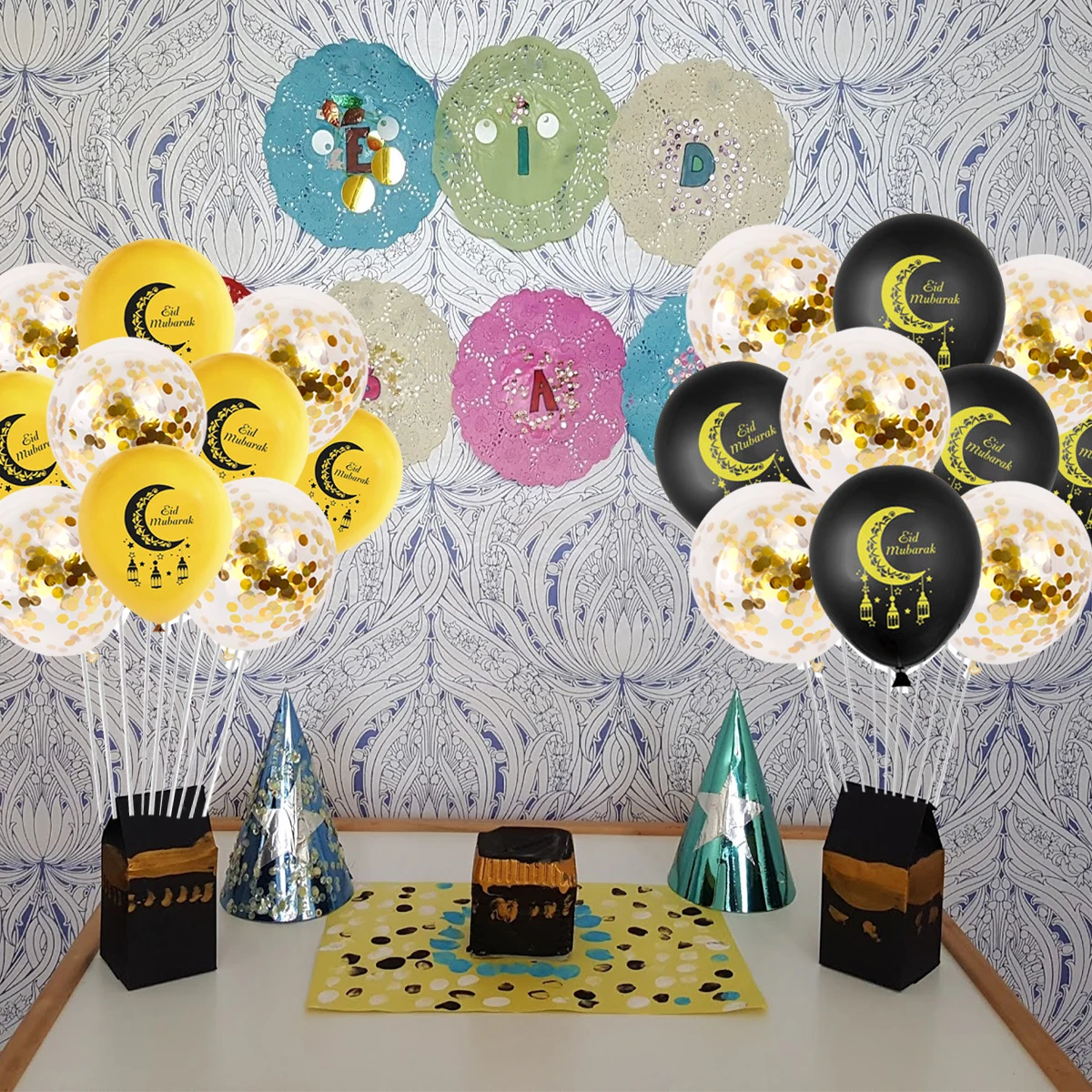 

Balloons Decor Ramadan And Eid Decorations Eid Bjd Eid Mubarak Decor MUBARAK Paper Banner RAMADAN MUBARAK Muslim Ramadan Decor
