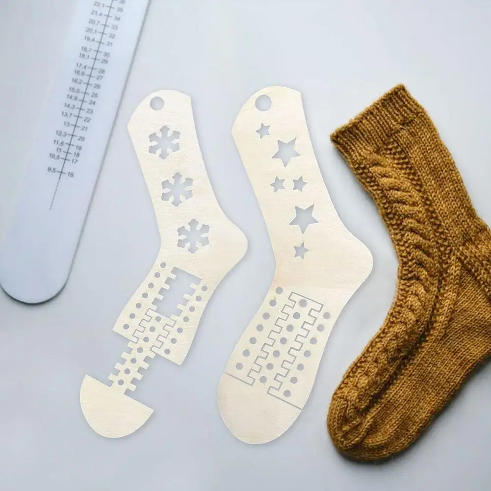 

2 шт., деревянные носки-блокираторы для вязания