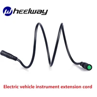 electric bicycle scooter monitor extension cable waterproof plug 5 pin electric bicycle cable for bafang mid drive hub motor