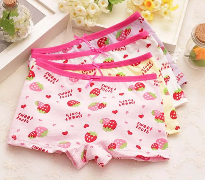 Свежее красивое дышащее детское нижнее белье из чистого хлопка детские трусы