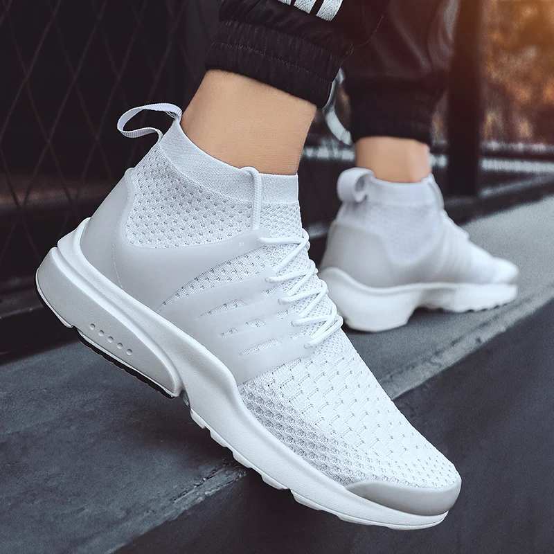 Кроссовки для отдыха распродажа черные дышащие спортивные белые хит продаж