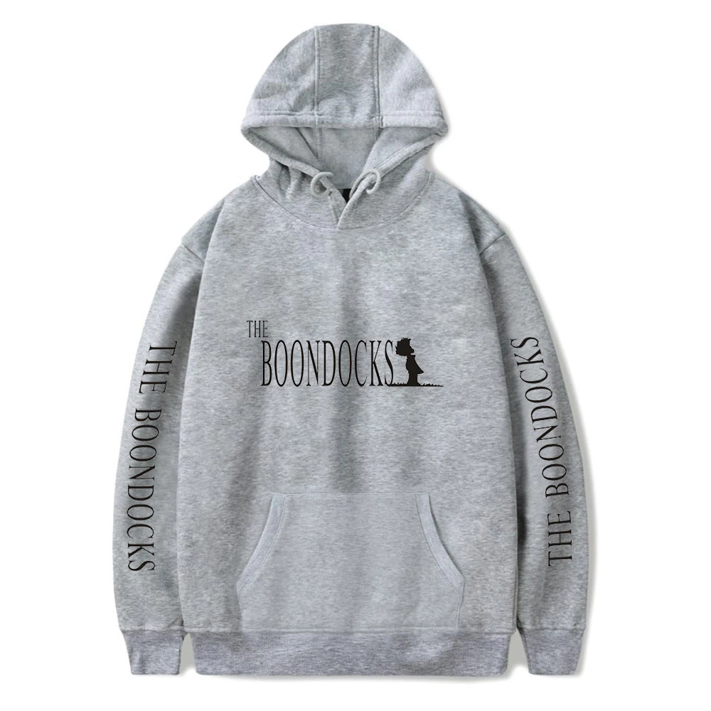 

Harajuku Tracksuits The Boondocks Sweatshirt Men Casual Pullover Hooded Autumn Winter Oversized Hoodies Fashion Hoody Clothing