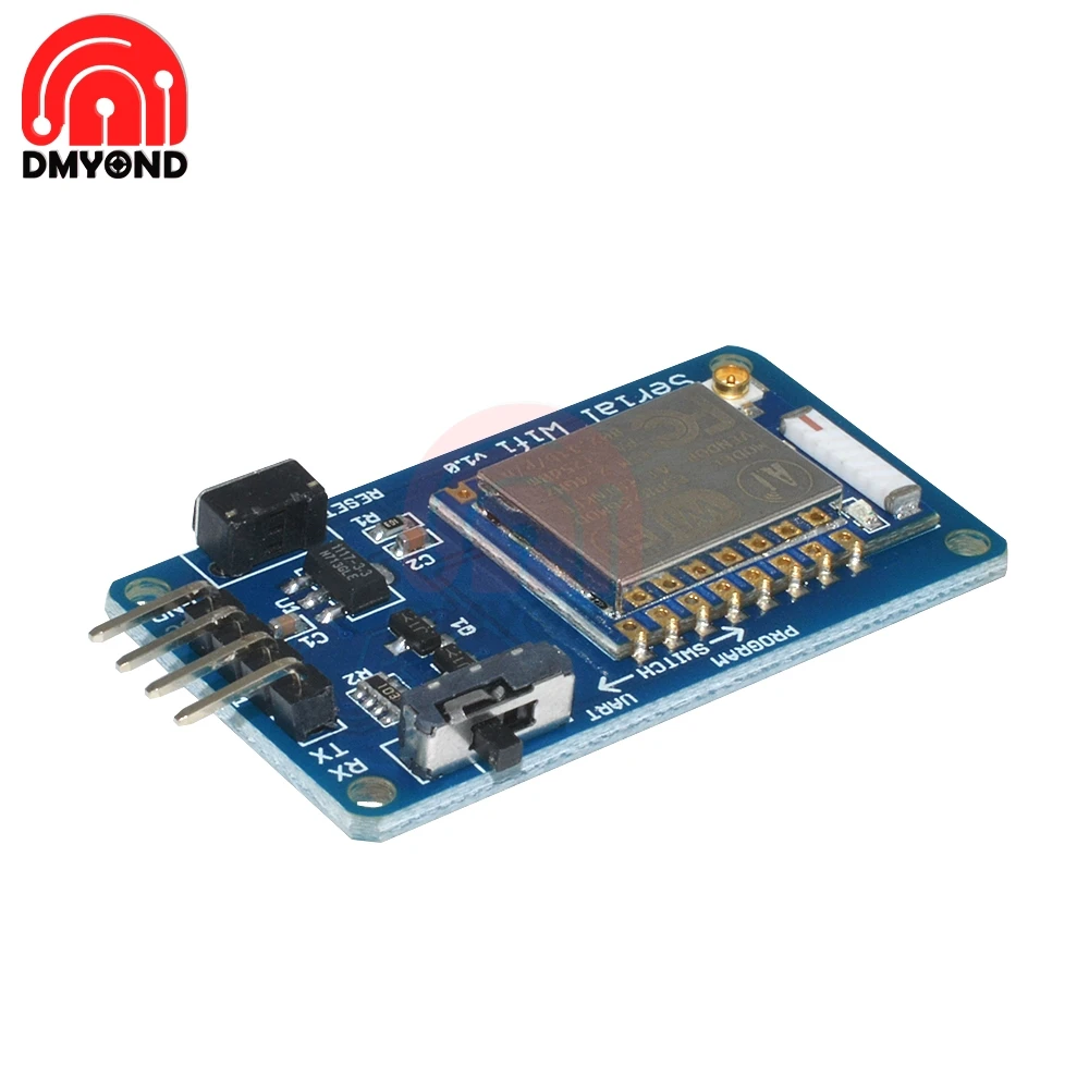 Новая плата модуля приемопередатчика ESP8266 с последовательным Wi-Fi для Arduino ESP-07 V1.0
