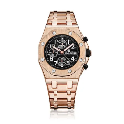 

Шестиконтактные Водонепроницаемые многофункциональные деловые часы Shi Ying хронограф часы с ремешком из нержавеющей стали