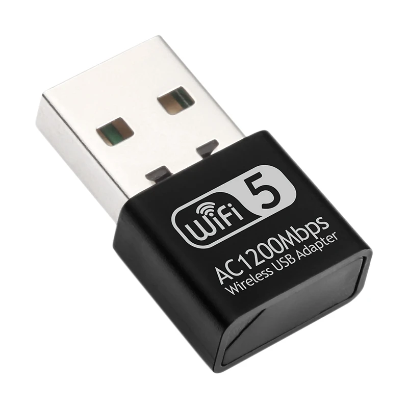 

Двухдиапазонный USB Wi-Fi адаптер 1200 м, 2,4 ГГц/5,8 ГГц, гигабитный Wi-Fi приемник/передатчик, беспроводная сетевая карта для ПК/ноутбука