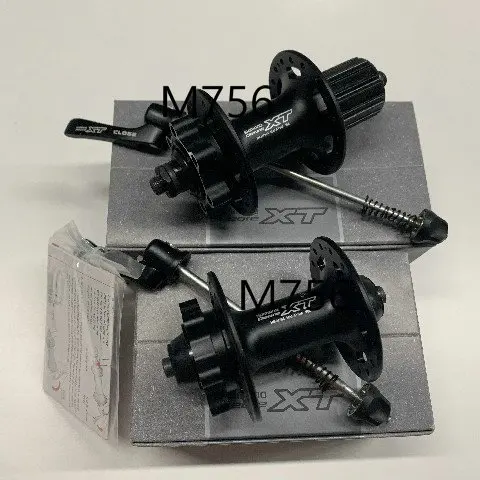 XT M756 32h 6 болтовый дисковый передний концентратор Черный правый 36h|Велосипедные