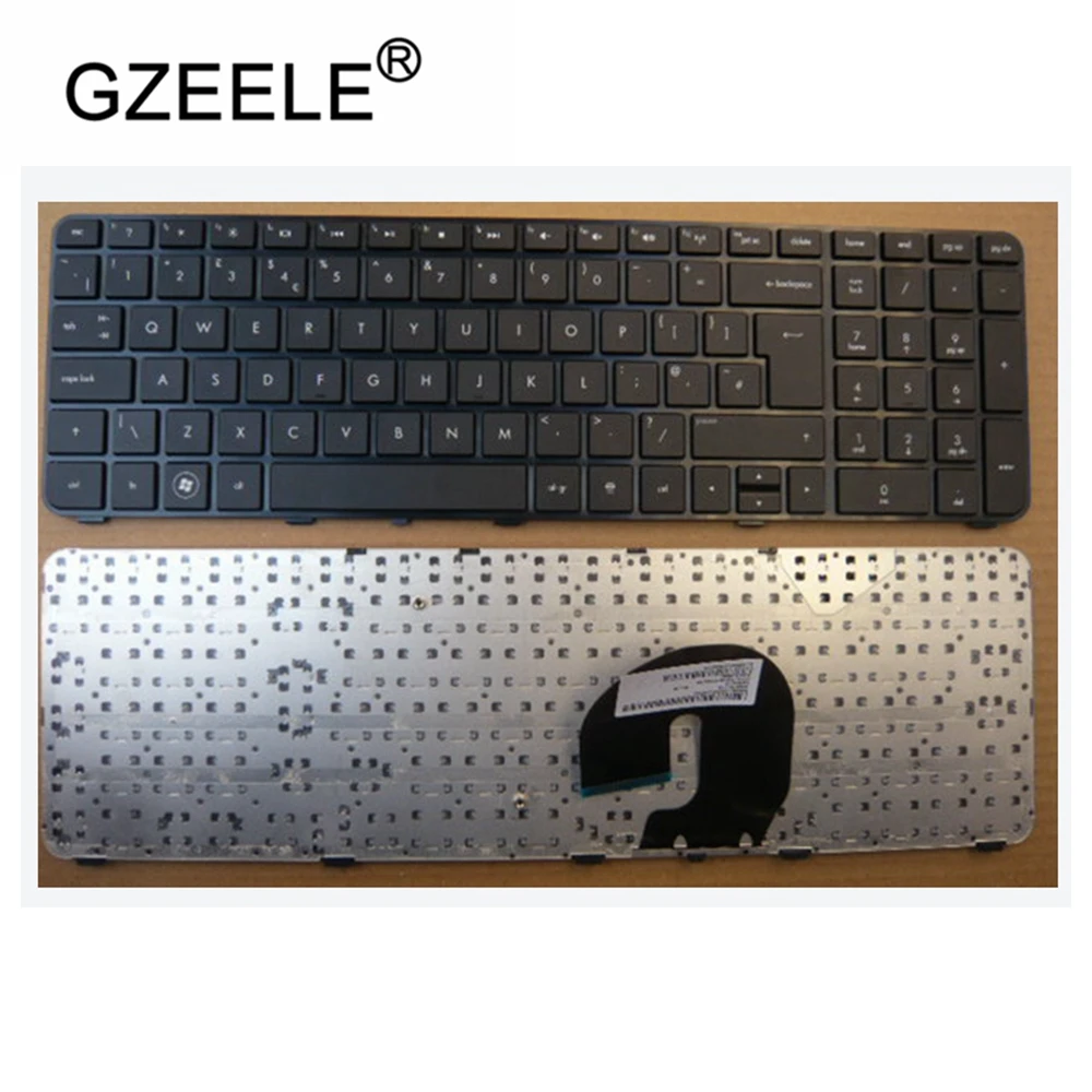 Клавиатура для ноутбука HP Pavilion dv7-4000 DV7-4050 dv7-4100 dv7-4200 dv7-5000 LX7 Великобритания черная