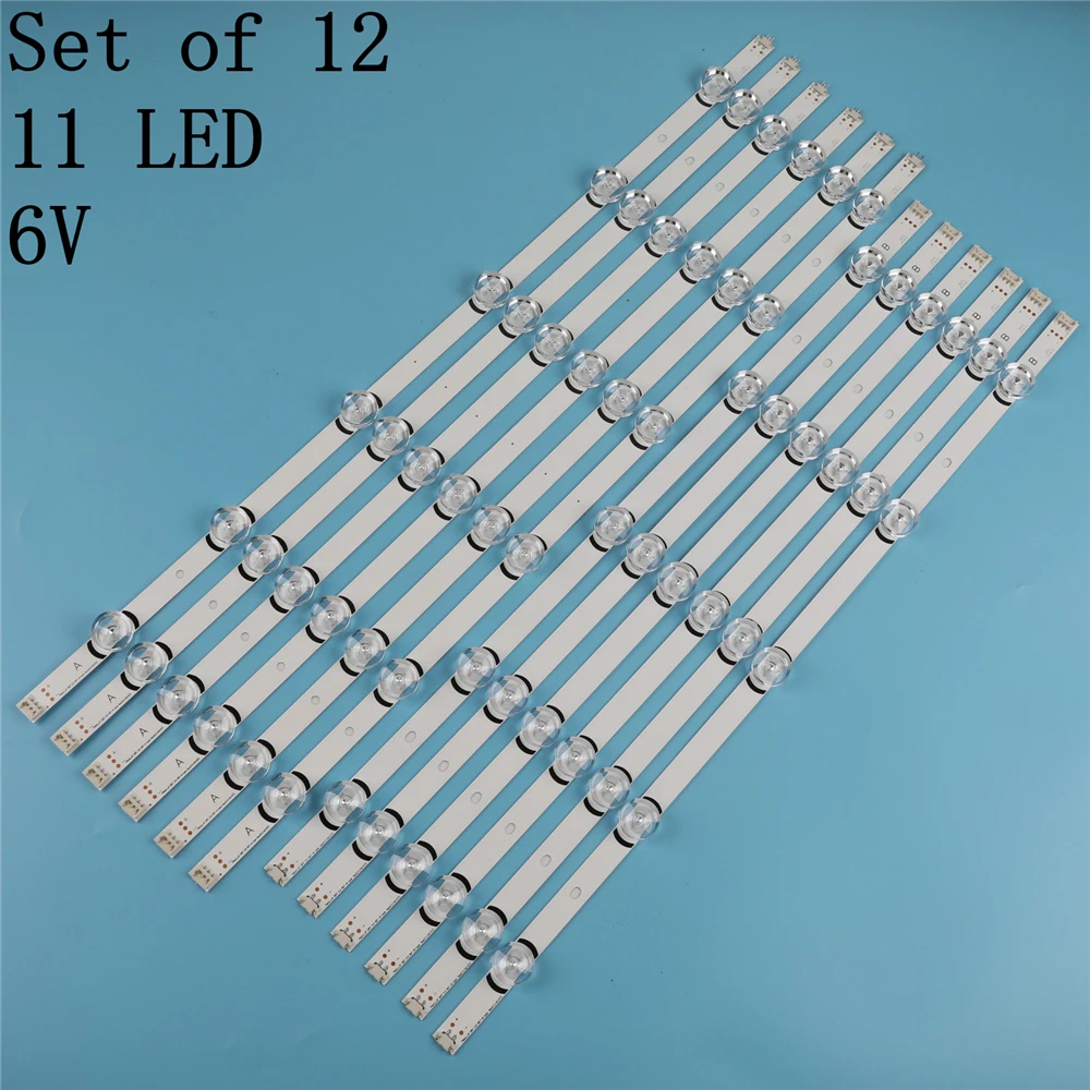 Светодиодный набор полос для телевизора L G 60 12 шт./комплект 60GB6500 60LF6090 UB 60LY340C мкА