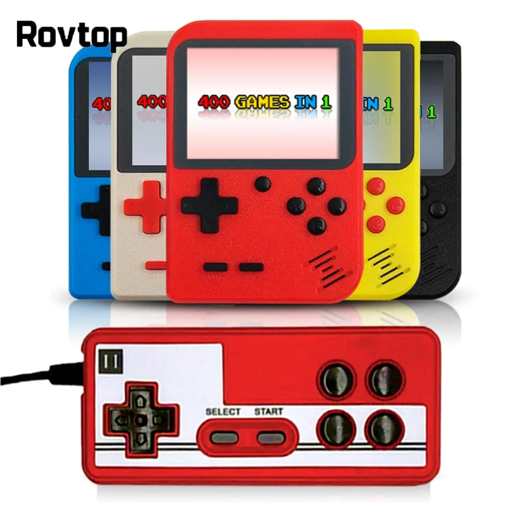 Портативный 8 бит Ретро игровой плеер встроенный 400 игр портативная игровая