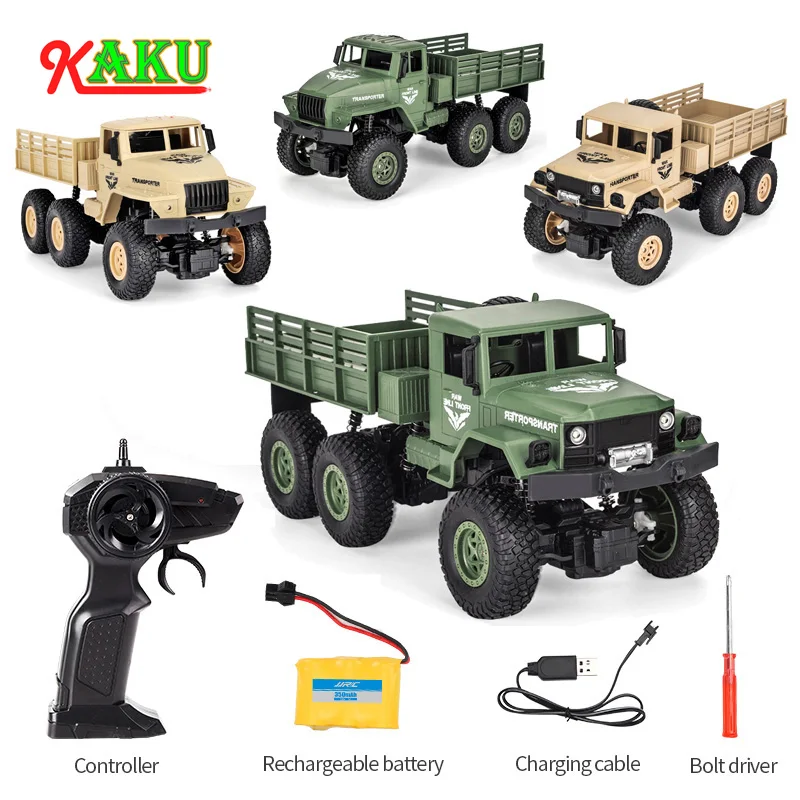 Детские 1:18 6WD игрушки для грузовых автомобилей RC военные модели грузовиков игрушки 2,4G Радиоуправление RC скоростные грузовики внедорожники игрушки детские подарки