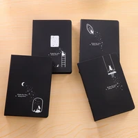 starry sky black blank graffiti notepad creative simple hand ledger stationery notebook drawing office school stationery gifts