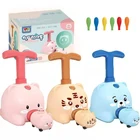 Воздушный шар Power воздушный шар в форме автомобиля, игрушка-Пуск, поросенок, тигр, пазл, забавная инерционная энергия, воздушный шар, игрушки, детские надувные игрушки