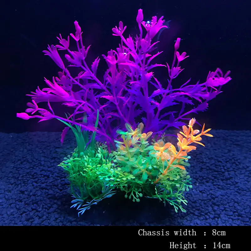 

14Cm Simulation Artificial Plants Aquarium Decor Water Weeds Ornament Plant Fish Tank Aquarium Grass Decoration