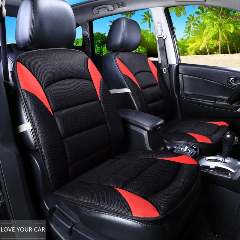 

Four Seasons General Motors Upper Seat Front Single Linen Seat Cushion Fully Surrounds The Main Driver single-piece Seat Cover