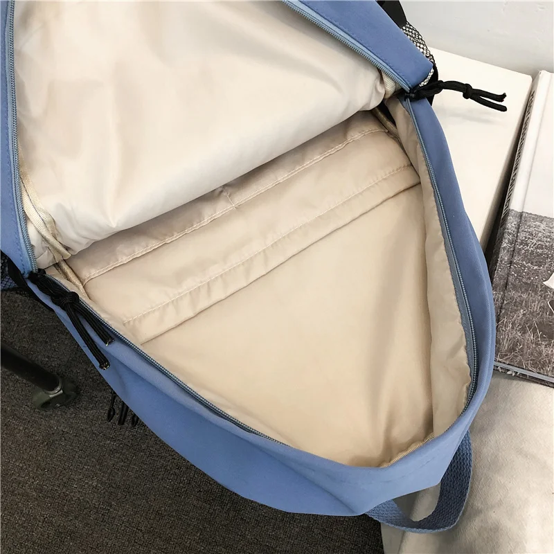 

DIFA New Waterproof nylon Women Backpack Female drawstring Large capacity schoolbags for students Unisex travel bag Book Mochila