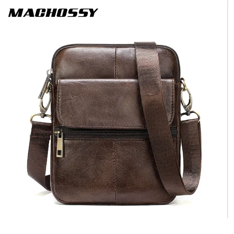 

Casual Men Shoulder Bag Vintage Crossbody Bag High Quality Male Bag Genuine Leather Handbag Capacity Men Messenger Bags Tote Bag