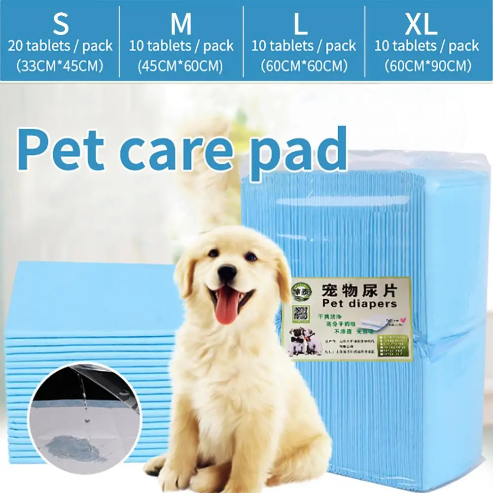 

Dog Puppy Training Pads Heavy Duty 5-Layer Leakproof Absorbent Pee Pad Super Absorbent Pet Dog Training Urine Pad Diaper Home