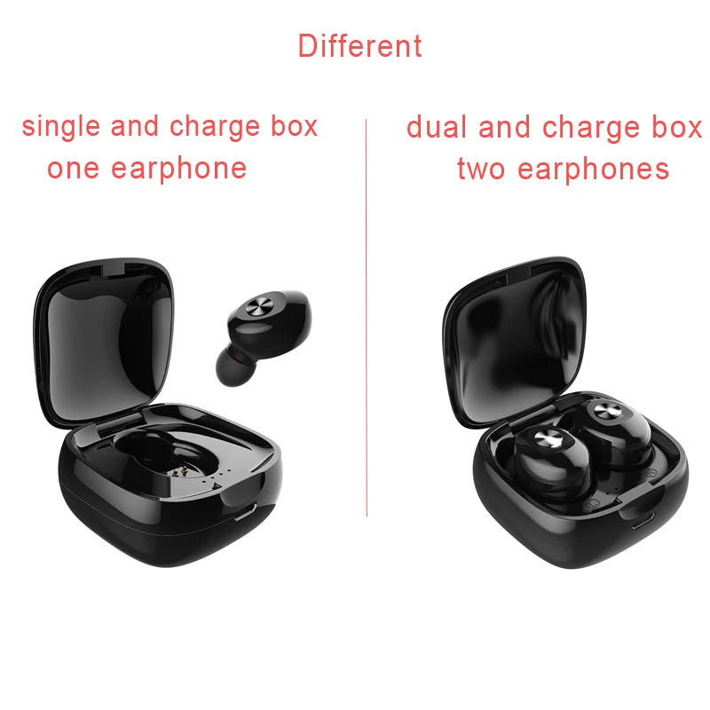 TWS 5 0 Bluetooth мини беспроводные наушники спортивные 3D стереонаушники с двойным