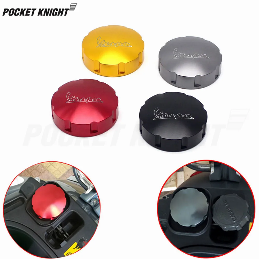 

Запчасти для газового топливного бака, крышка-наполнитель для VESPA GTS GTV LX primavera sprint, мотоцикла с логотипом, алюминиевые аксессуары, колпачок д...