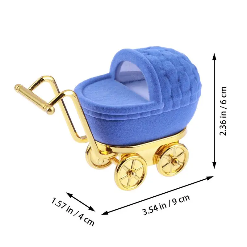 1 шт. коробка для ювелирных изделий в форме корзины фланелевая свадебная