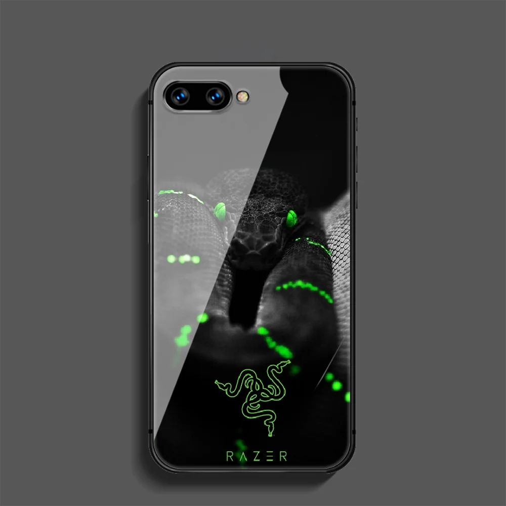 

Razer Game Phone Tempered Glass Case Cover For Huawei Honor Nova 5T 71 8A 8X 8 9X 9 10 10I 20 30 Pro Lite Coque Shell 3D Hot