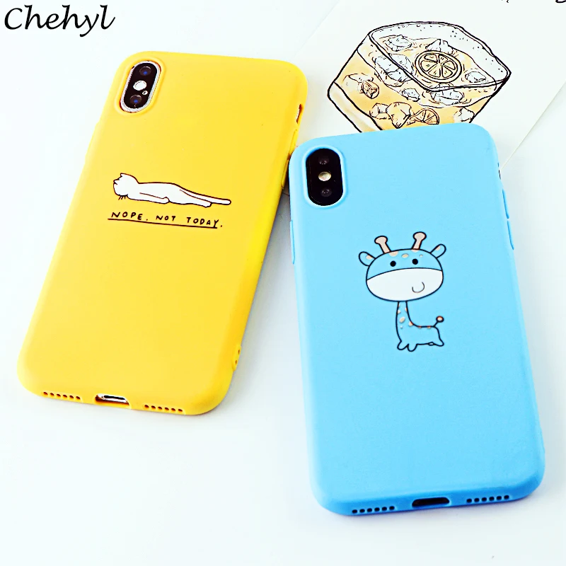 Fashion Phone Cases for iPhone 6s 7 8 11 Plus Pro X XS MAX XR Case Cute Animal Dog Soft Silicone Fitted Back Covers Accessories |