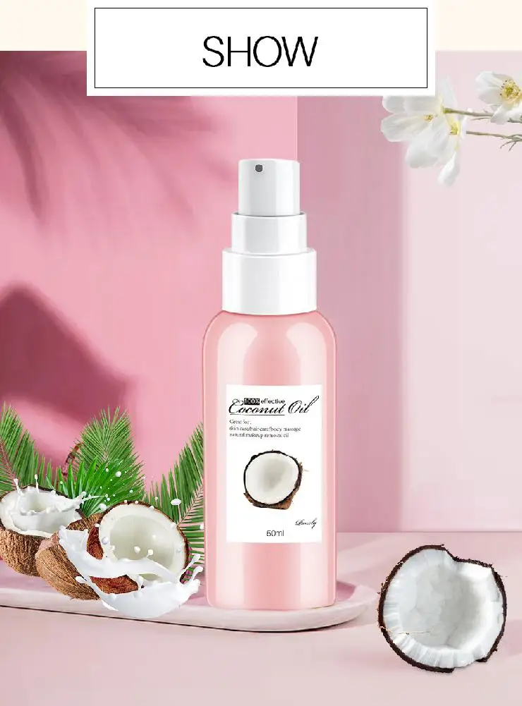 Яркий гламурный натуральный кокос масло эфирное растение волос уход за кожей