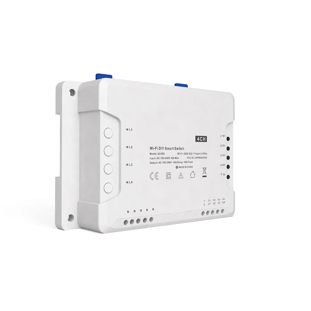 HomeKit переключатель Google Assistant 4CH Pro R3 Sonof WiFi умный дом беспроводной пульт