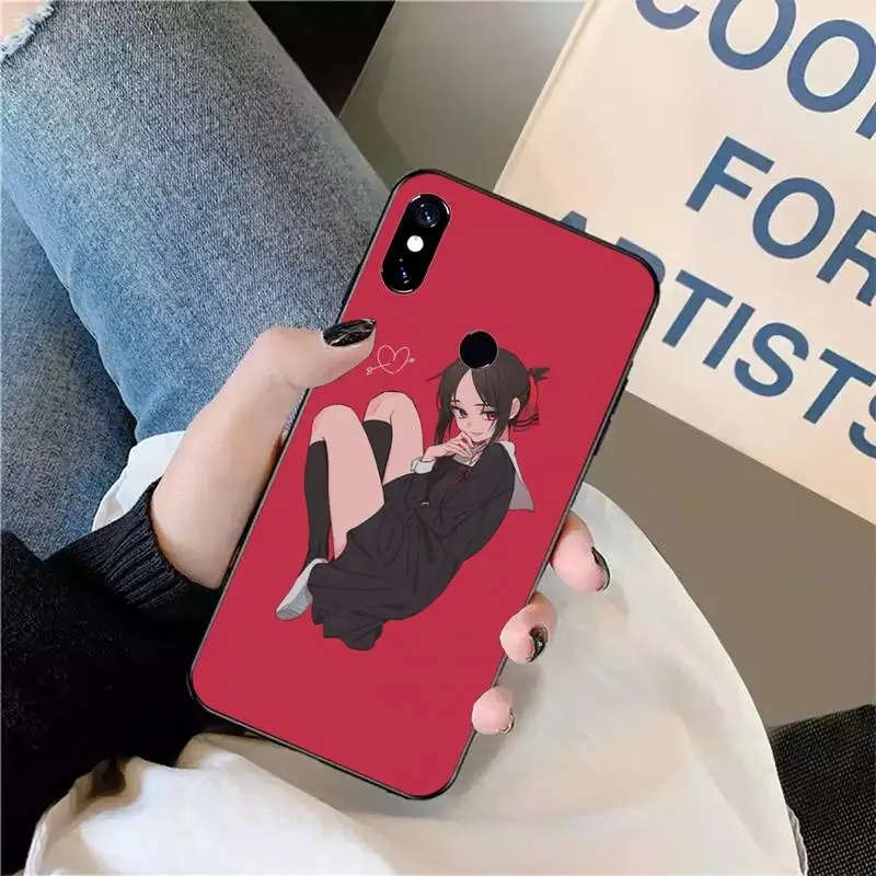

Kaguya Sama japanese cute girl Phone Case For Xiaomi Redmi note 7 8 9 t max3 s 10 pro lite coque funda shell cover