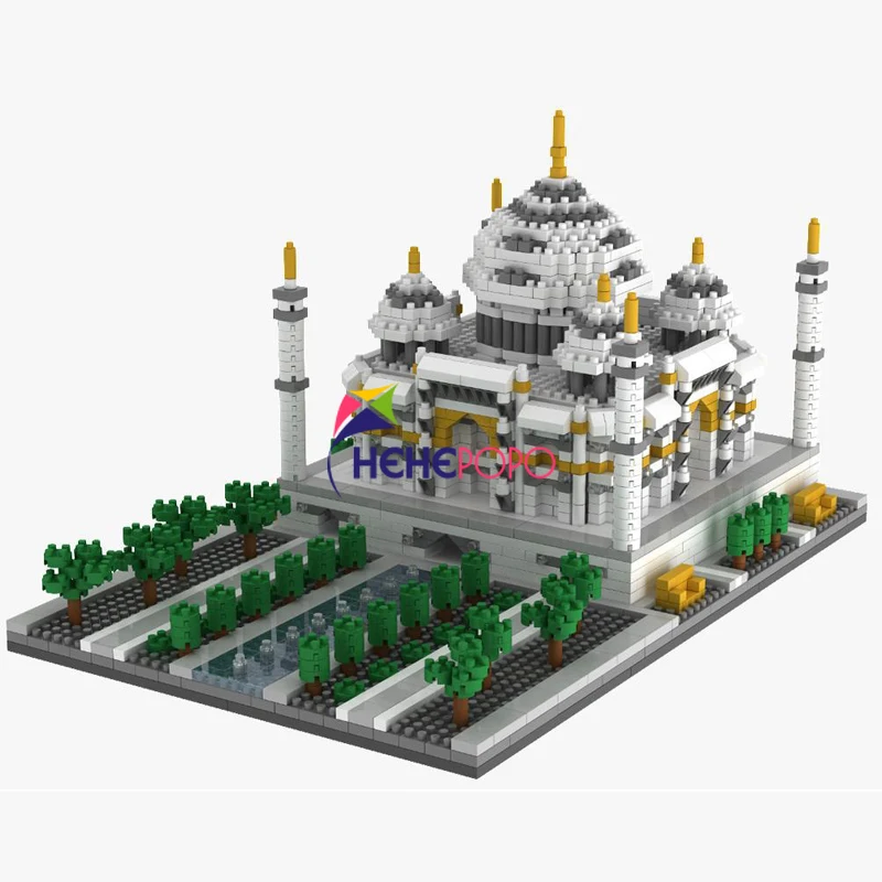 

Teenager Puzzle Educational Block Toys Famous Building Series Arc de Triomphe Miniature Diamond Bricks Simulation Model