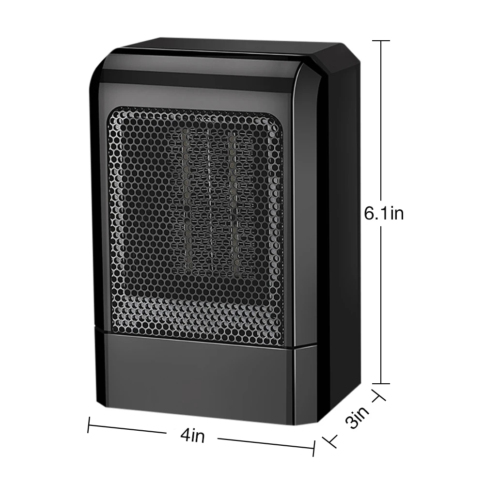 500 Вт мини электрический тепловентилятор PTC керамический персональный