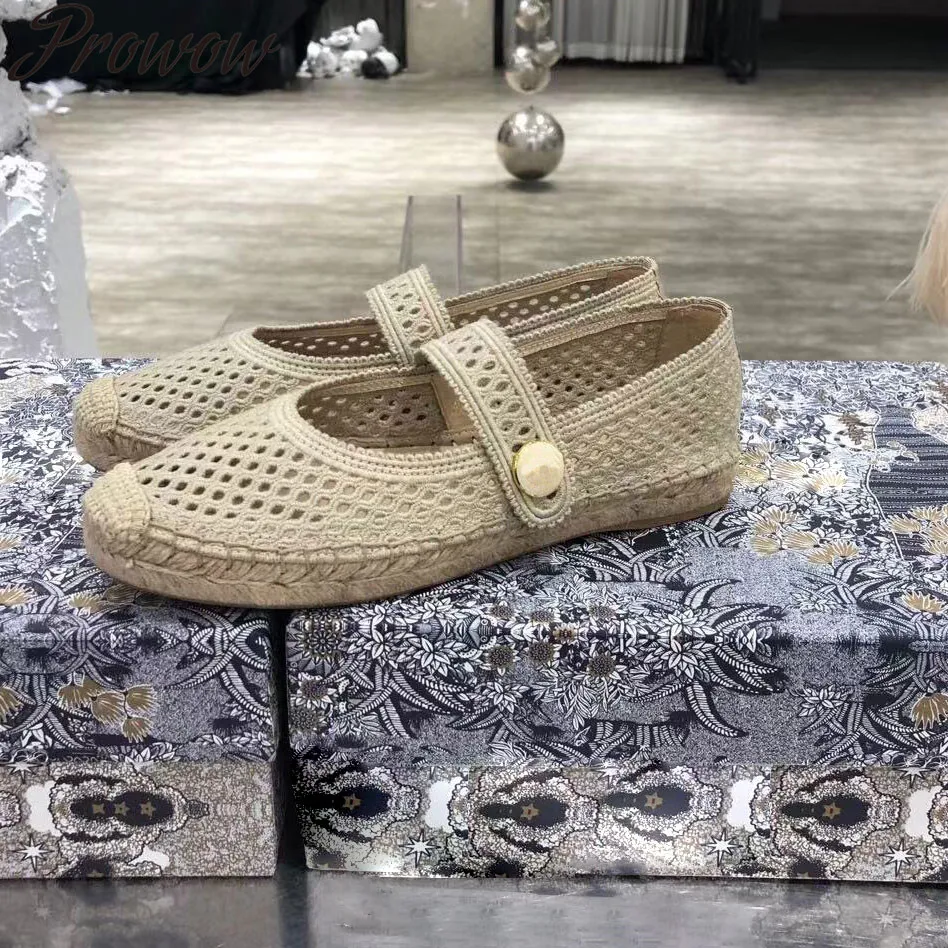 

Prowow New Spring Summer Breathable Mesh Luxury Brand Loafer Flats Shoes Women Zapatos Mujer