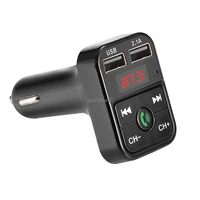 fm transmitter wireless bluetooth car kit handsfree car mp3 audio music player dual usb radio modulator car kit 2 1a usb charger