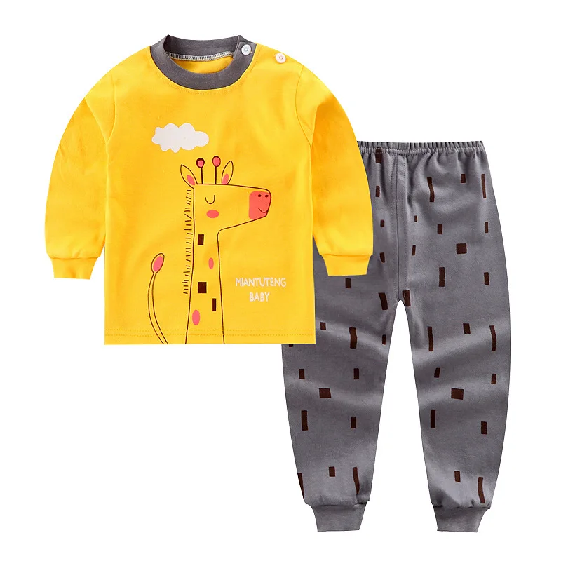 Комплект одежды для малышей хлопковое нижнее белье маленьких мальчиков и