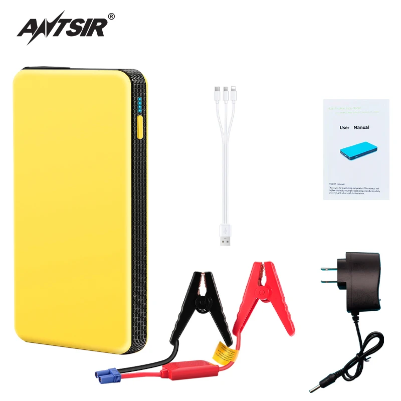 

20000mAh Car Battery Jump Starter Power Bank 12V 400A Auto Emergency Booster Starting Device with Flashlight for 2.0L Gasoline