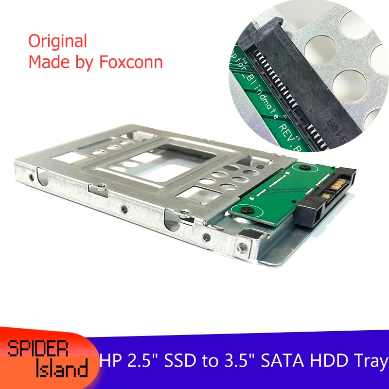 Оригинальный Новый адаптер 654540 001 2 5 дюйма SSD на 3 SATA конвертер лотка SAS кронштейн