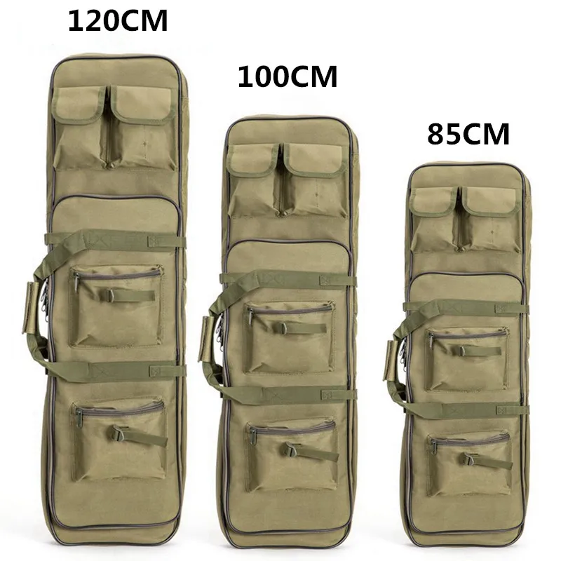 

Desert 85cm 95cm 120cm Tactical Hunting Backpack Dual Rifle Square Carry Bag with Shoulder Strap Gun Protection Case Backpack