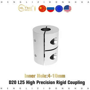 Ходовой винт T8 для 3D-принтера, 1 шт., жесткий хомут, Соединительная Муфта шагового серводвигателя D20L25 5x8 для Ender 3, Ender 5, Sapphire