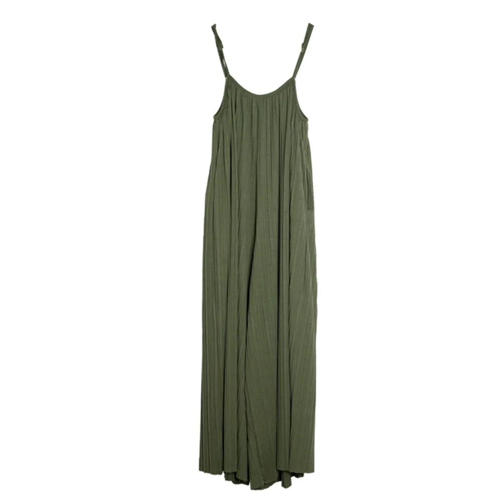 

Women Jumpsuit Japan Style Female Japanese Jumpsuit Wide Leg Pants Pleated Jumpsuit Women Loose Casual Wear 2021 Hot Wear