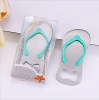 20pcs flip flop beach thong bottle opener for wedding favors and gifts for guest baby shower giveaway souvenirs