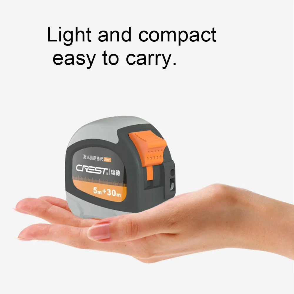 30M/40M Laser Level Distance Meter LCD Digital Infrared Range Finder 5M Tape Measuring Device Rangefinder Construction Gauging |